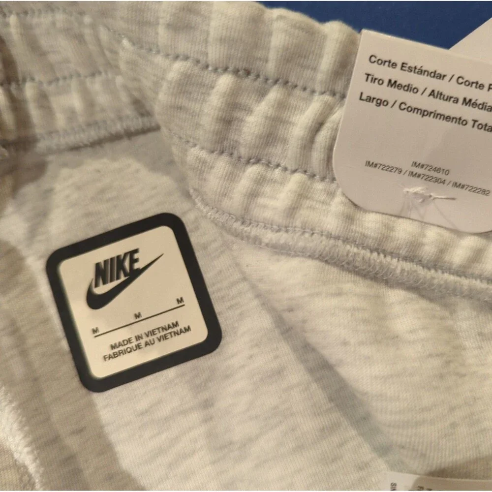 Nike Sportswear Tech Fleece Mid Rise Joggers Womens M Gray Sweatpants
